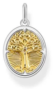 image of Thomas Sabo PE928-966-7 Tree of Love Oval Gold Plated Jewellery