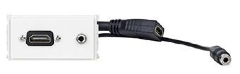 Image of Vivolink WI221276 socket-outlet HDMI + 3.5mm White