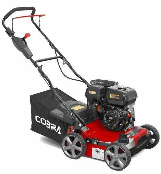 image of Cobra S40C 2-in-1 Petrol Lawn Scarifier & Aerator