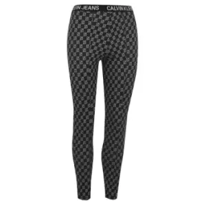 Image of Calvin Klein Jeans Logo Leggings - Black