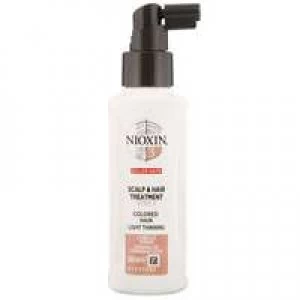 Image of Nioxin 3D Care System System 3 Step 3 Color Safe Scalp and Hair Treatment : For Colored Hair And Light Thinning 100ml
