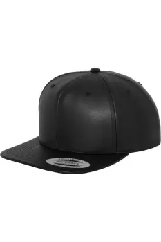 Image of Flexfit Faux Leather Snapback Cap (Pack of 2)