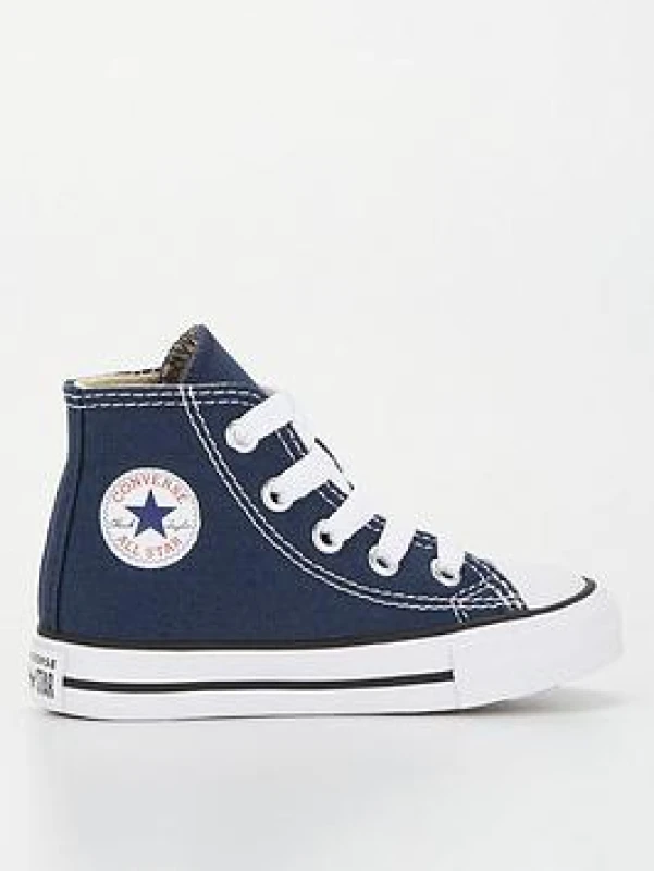 Image of Converse navy all star hi Toddler trainers Navy UK 5 (EU 21)