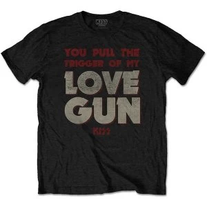Image of KISS - Pull The Trigger Mens Large T-Shirt - Black