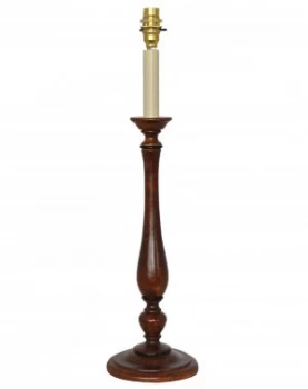 Image of Litecraft Ds ray mahogany tble lmp base