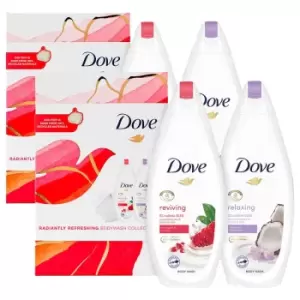 Image of Dove Radiantly Refreshing Bodywash Collection X2