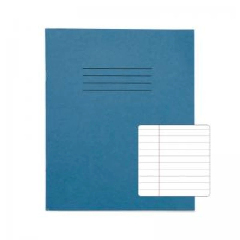 Image of RHINO 8 x 6.5 Exercise Book 80 Page, Light Blue, F8M (Pack of 10)