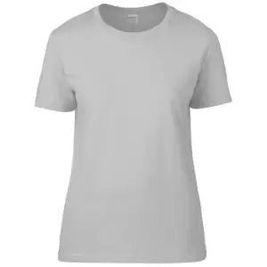 image of Gildan Ladies/Womens Premium Cotton RS T-Shirt (L) (Sport Grey (RS))