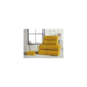 Image of Luxury Royal Velvet 100% Cotton Bathroom 6 Peice Bath Set Ochre