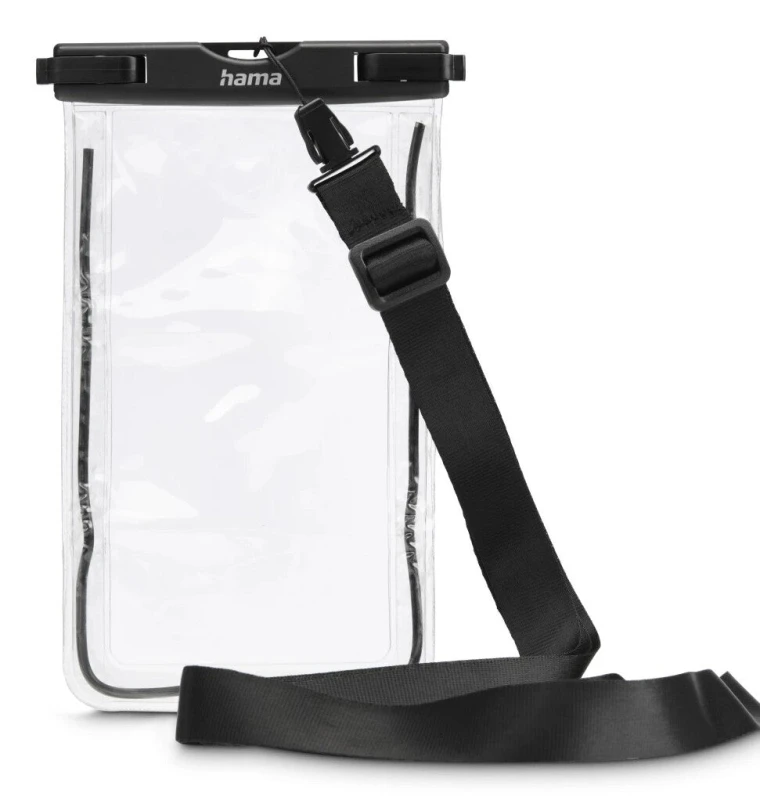 Image of Hama Hama 00019858 mobile phone case 17cm (6.7") Sleeve case Black, Transparent 00019858