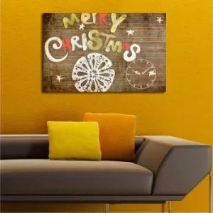 YYCS-6 Multicolor Decorative Canvas Wall Clock