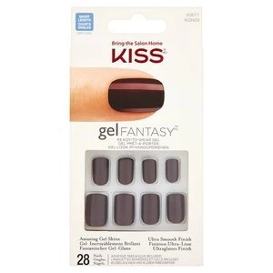 image of Kiss Gel Fake Nails - Ab Fab Grey