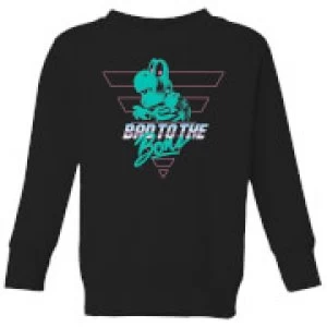 Image of Nintendo Super Mario Bad To The Bone Kid's Sweatshirt - Black - 11-12 Years