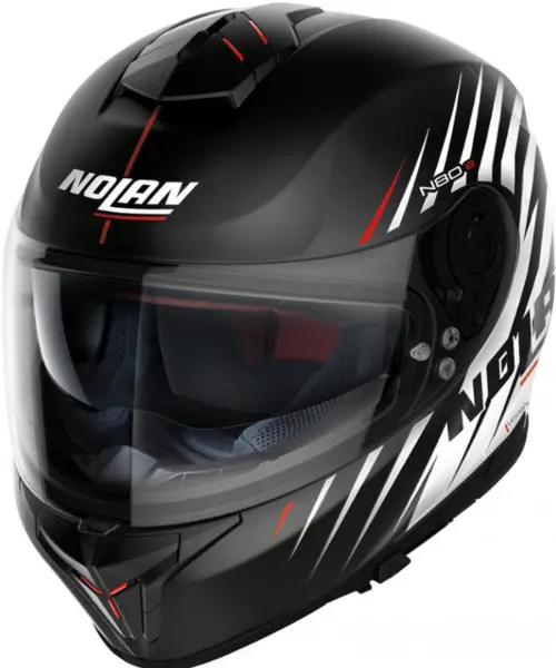 Image of Nolan N80-8 Kosmos 64 Flat Black Full Face Helmet Size XL