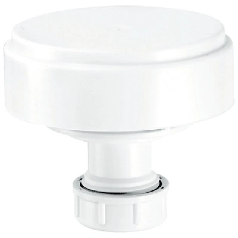 Image of McAlpine R32 3/4" Screened Tank Breather/Filter with compression joint to pipe White