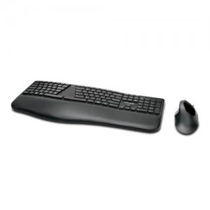 image of Kensington Pro Fit Ergo keyboard RF Wireless + Bluetooth QWERTY UK English Black