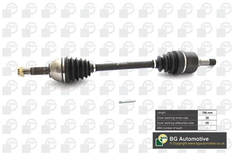 Image of BGA Drive shaft BGA DS2353L