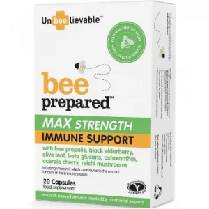 Image of Unbeelievable Health Bee Prepared Max Strength Immune Support 20 tabs