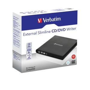 image of Verbatim External Slimline CDDVD Writer 98938