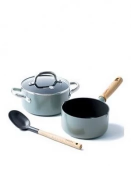 Greenpan Mayflower Healthy Ceramic Non-Stick 3 Piece Pan Set