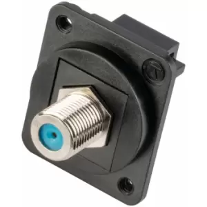 image of KCF3GDpm d universal, 3G f connector through coupler - Tuk Ltd