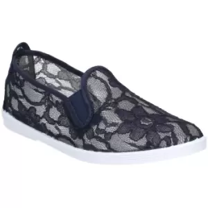 image of Flossy Womens Bimba Lace Detail Slip On Casual Shoes UK Size 4 (EU 37, US 6)