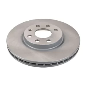 image of Brake Disc 19509 by Febi Bilstein Front Axle 1 Single