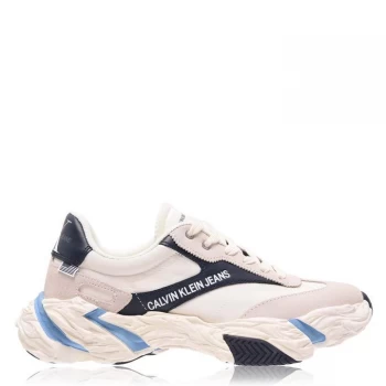 Image of Calvin Klein Jeans Solaris Low Top Trainers - Bright White