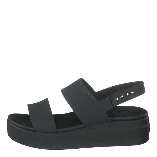 image of Crocs Women Brooklyn Low Sandals Black / Black 7