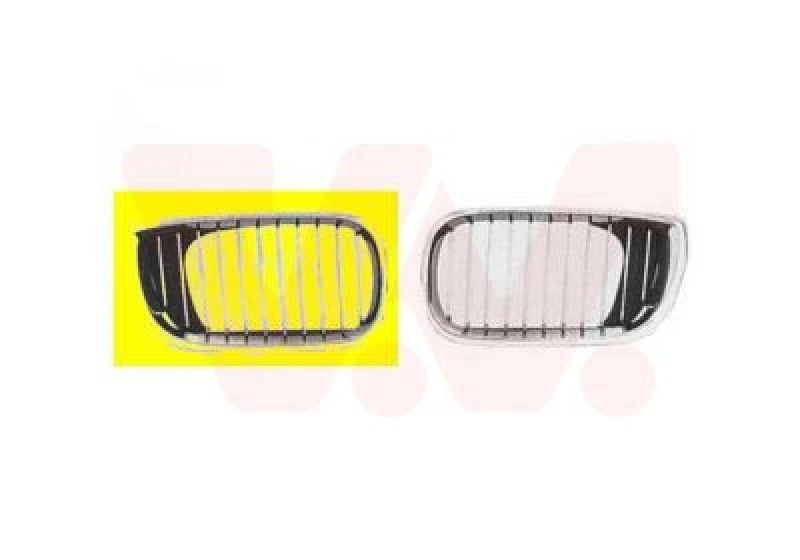 Image of VAN WEZEL Radiator Grille VAN WEZEL 0649518