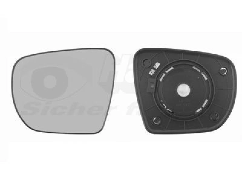 Image of VAN WEZEL Wing mirror glass VAN WEZEL 8257837