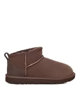 Image of UGG Kids Classic Ultra Mini Classic Boot, Brown, Size 12 Younger
