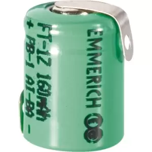 Image of Emmerich 255007 NiMH 1/3 AAA Size 1.2V 160mAh Rechargeable Battery...