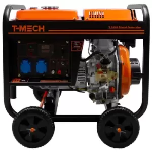 Portable Diesel Generator Open Frame 2kVA 230V 6HP 3.8kW 5 In 1