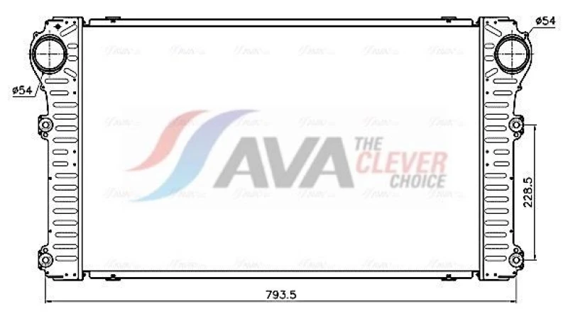 Image of Intercooler AVA COOLING SYSTEMS TO4794