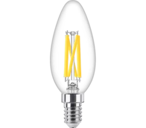 Image of Philips Master Glass 5.9-60W Dimtone LED Candle E14 Very Warm White - 929003013982