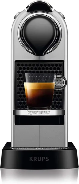 image of Nespresso by Krups Citiz XN741B40 Coffee Machine - Silver, Black,Silver/Grey 3016661155307