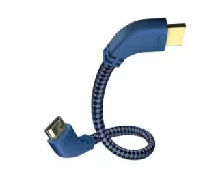 image of Inakustik 0042502 HDMI cable 2m HDMI Type A (Standard) Blue, Silver