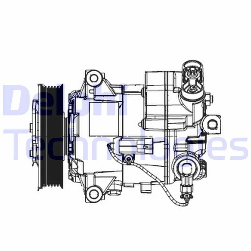 Image of DELPHI Air conditioning compressor DELPHI TSP0155948