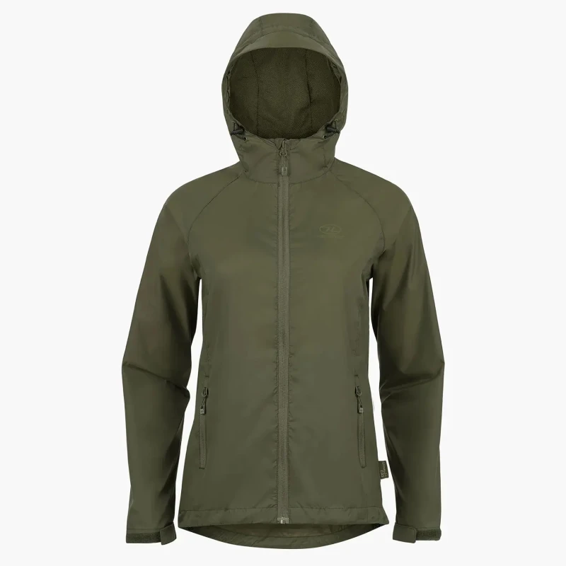 Image of Womens waterproof jacket Highlander Stow & Go Vert Female L