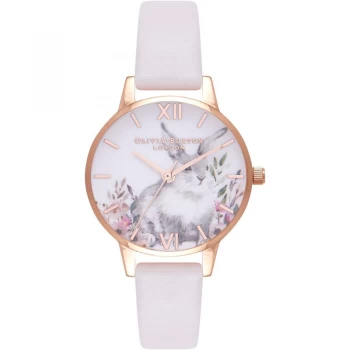 Image of Illustrated Animals Rose Gold & Blush Watch