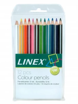 image of Linex Colouring Pencils Pack of 12