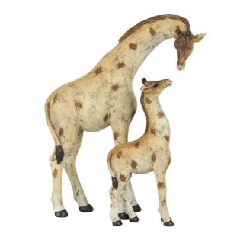 Image of Something Different Something Different Stand Tall Giraffe Mother And Ornament in Cream Cream One Size Unisex 5059699853263