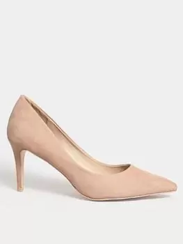 Image of Long Tall Sally Point Court Shoe Nude, Nude, Size 10, Women