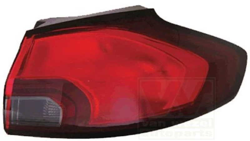 Image of VAN WEZEL 3872932 Rear light Outer section, without bulb holder, Right Combination Rearlight (391)