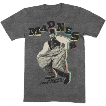 Image of Madness - Baggy Trousers Unisex Medium T-Shirt - Grey