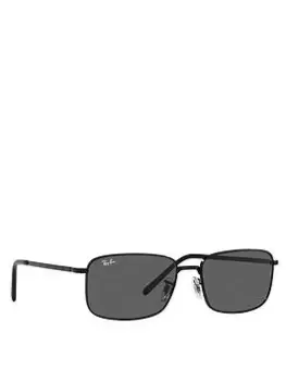 image of Ray-Ban Ray-Ban Rectangular Sunglasses, One Colour, Men