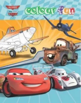Image of Disney Planes and Cars Colour Fun by Parragon Books Ltd Book