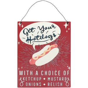 Image of Get Your Hotdog Wall Plaque