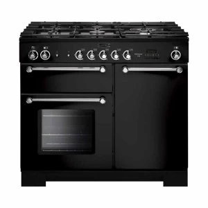 Image of Rangemaster KCH100NGFBLC Kitchener 100cm Gas Range Cooker